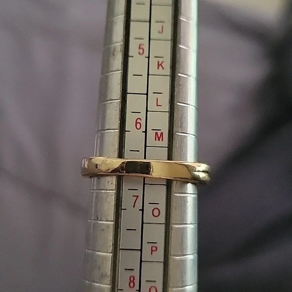 Gold Belt Knot Diamond Ring Size 6.5 - Picture 11 of 13